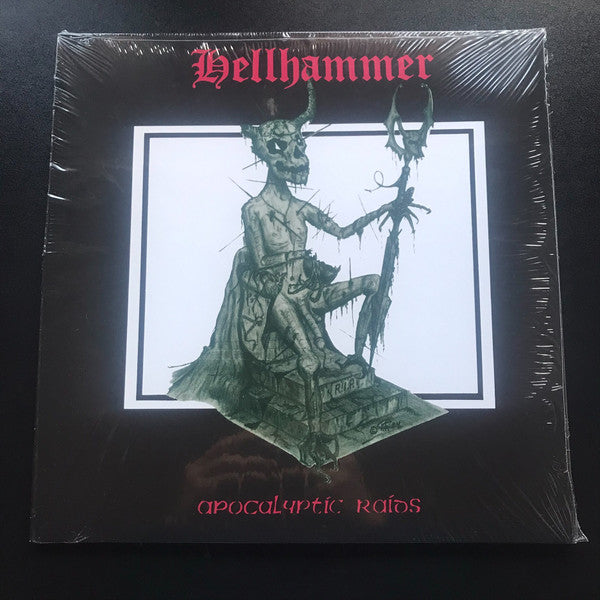 Sodom, Hellhammer (2) : In The Sign Of Evil / Apocalyptic Raids (LP, Unofficial, Red)