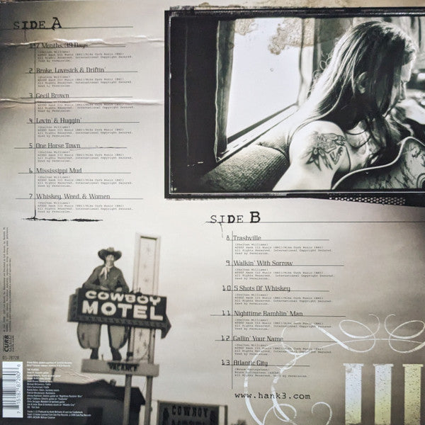 Hank III* : Lovesick, Broke & Driftin' (LP, Album, RE, Gho)