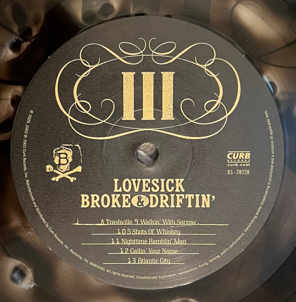 Hank III* : Lovesick, Broke & Driftin' (LP, Album, RE, Gho)