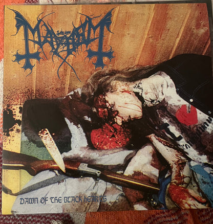 Mayhem : The Dawn Of The Black Hearts (LP, Album, Ltd, RE, Unofficial, Blu)