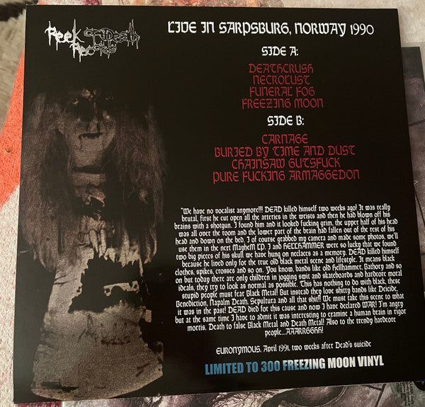 Mayhem : The Dawn Of The Black Hearts (LP, Album, Ltd, RE, Unofficial, Blu)