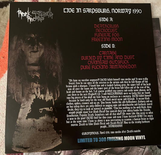 Mayhem : The Dawn Of The Black Hearts (LP, Album, Ltd, RE, Unofficial, Blu)