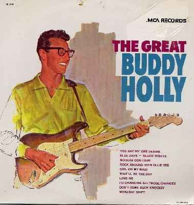 Buddy Holly : The Great Buddy Holly (LP, Album, RE, Glo)