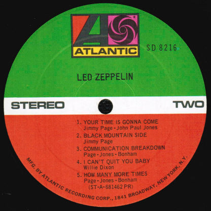 Led Zeppelin : Led Zeppelin (LP, Album, PR )