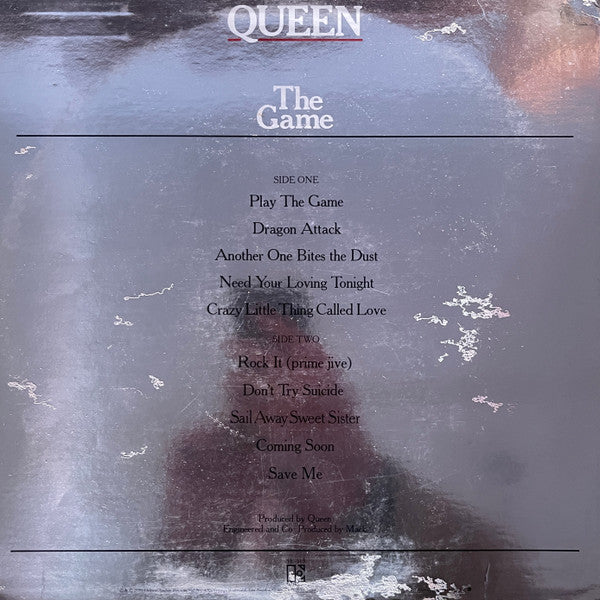 Queen : The Game (LP, Album, Promo, Foi)