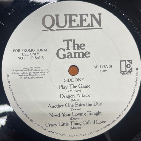 Queen : The Game (LP, Album, Promo, Foi)