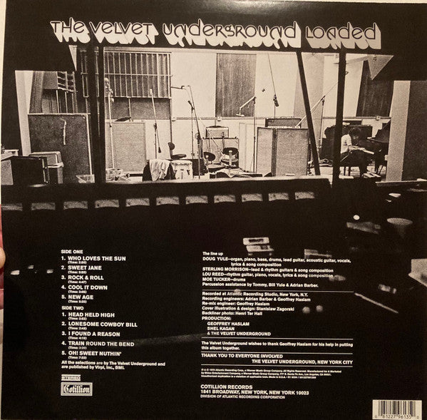 The Velvet Underground : Loaded (LP, Album, RE)