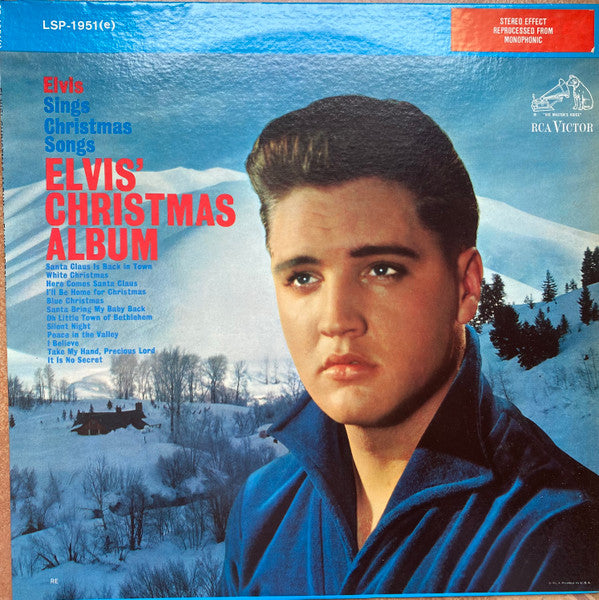 Elvis Presley : Elvis Sings Christmas Songs Elvis’ Christmas Album  (LP)