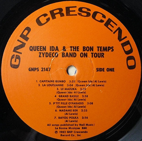 Queen Ida & The Bon Temps Zydeco Band* : On Tour (LP)