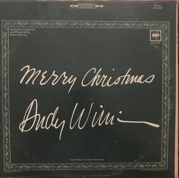Andy Williams : Merry Christmas (LP, RE, Pit)