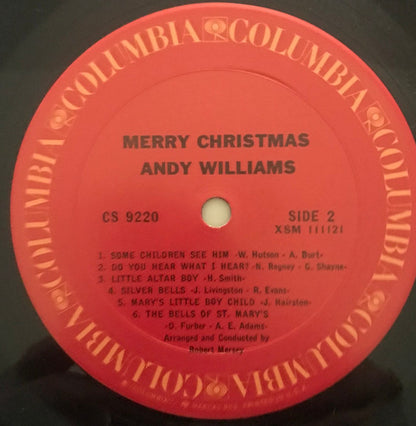 Andy Williams : Merry Christmas (LP, RE, Pit)