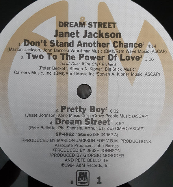 Janet Jackson : Dream Street (LP, Album, EMW)
