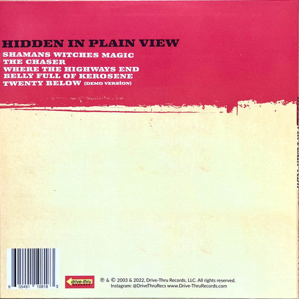 Hidden In Plain View : Hidden In Plain View (LP, EP, RE, Cle)