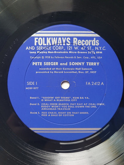 Pete Seeger And Sonny Terry : Pete Seeger And Sonny Terry (LP, Mono, RP)