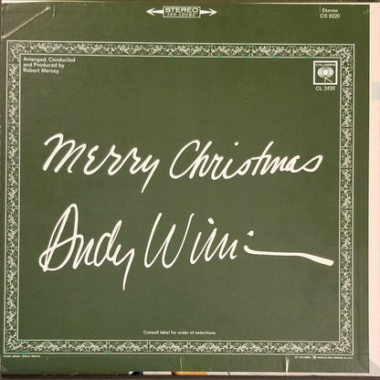 Andy Williams : Merry Christmas (LP, Album, Two)