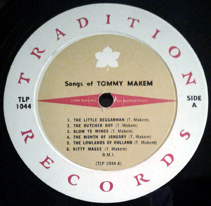 Tommy Makem : Songs Of Tommy Makem (LP, Mono)