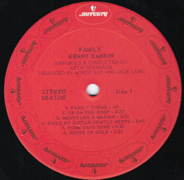 Kenny Rankin : Family (LP, Album)