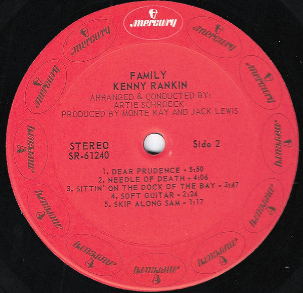 Kenny Rankin : Family (LP, Album)