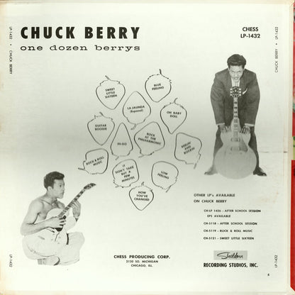 Chuck Berry : One Dozen Berrys (LP, Album, RP, GRT)