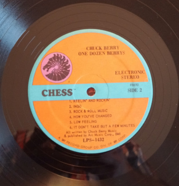 Chuck Berry : One Dozen Berrys (LP, Album, RP, GRT)
