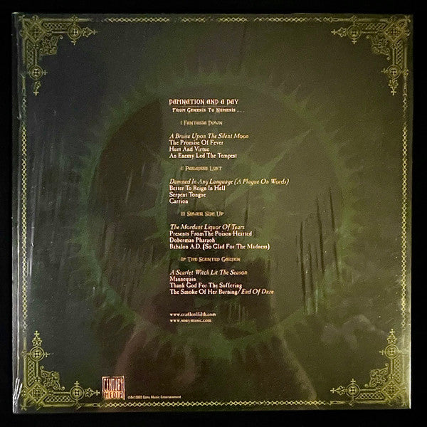 Cradle Of Filth : Damnation And A Day (2xLP, Album, Ltd, RE, Gre)