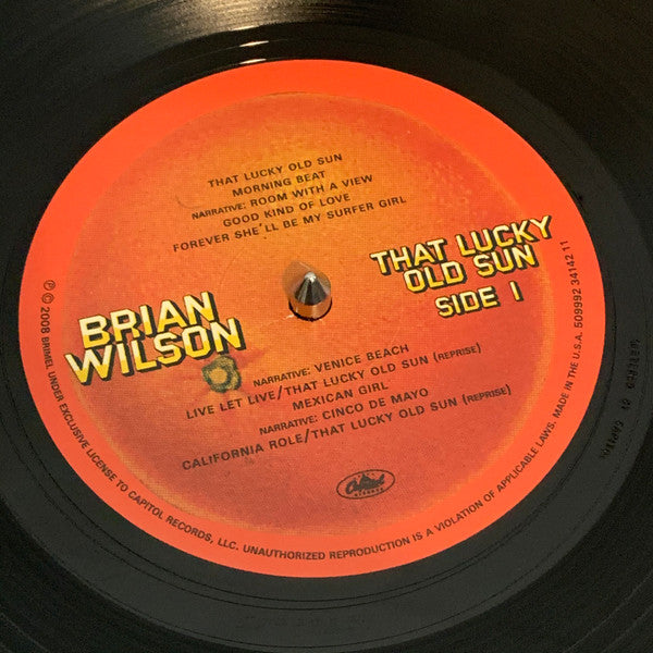 Brian Wilson : That Lucky Old Sun (LP, Album, Ltd)