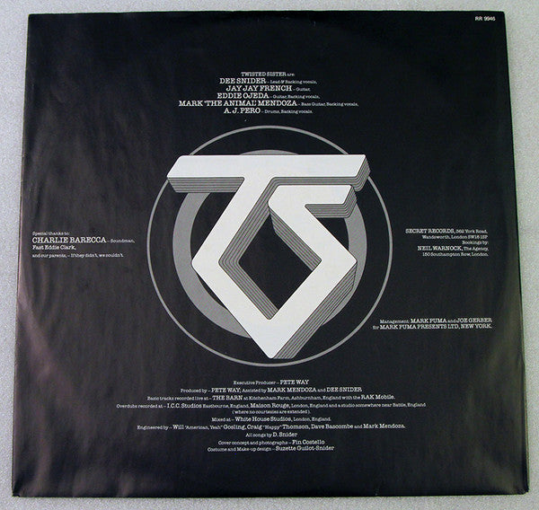 Twisted Sister : Under The Blade (LP, Album)