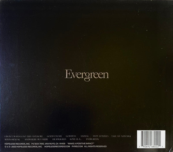 PVRIS : Evergreen (CD, Album)