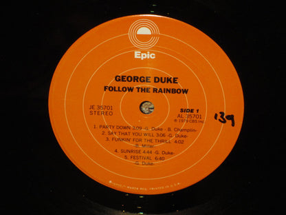 George Duke : Follow The Rainbow (LP, Album, Pit)