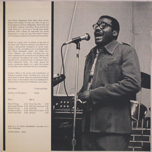 Sam Myers : Down Home In Mississippi (LP, Album)