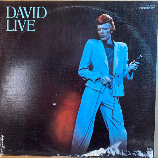 David Bowie : David Live (2xLP, Album, RP, Bla)