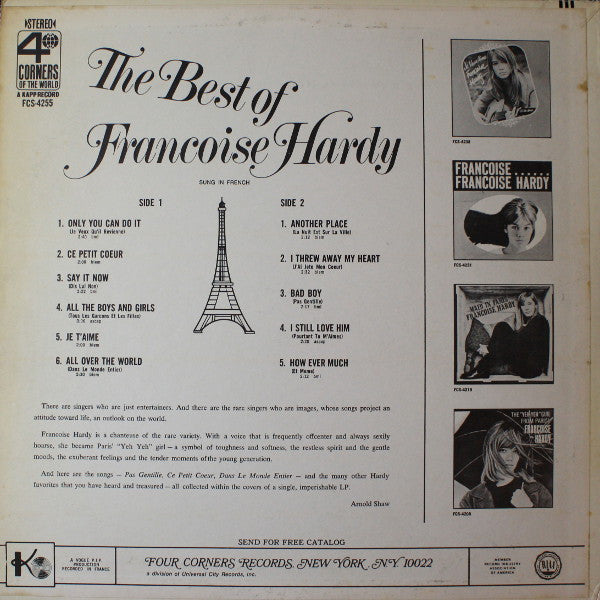 Françoise Hardy : The Best Of Françoise Hardy (LP, Comp)