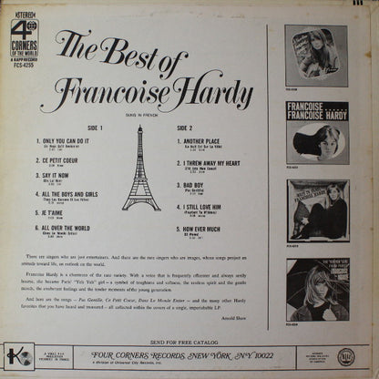 Françoise Hardy : The Best Of Françoise Hardy (LP, Comp)