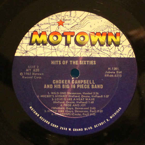 Choker Campbell And His 16 Piece Band* : Hits Of The Sixties! (LP, Album)