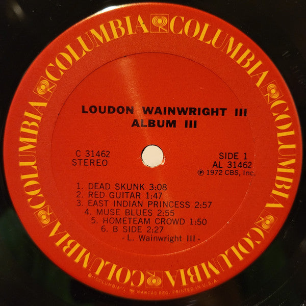Loudon Wainwright III : Album III (LP, Album, Ter)
