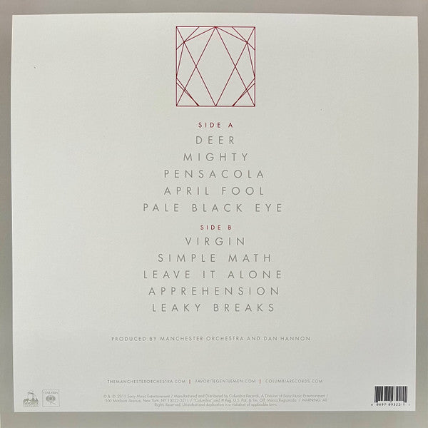Manchester Orchestra : Simple Math (LP, Album, Ltd, RP, Iri)