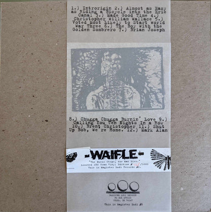Waifle : The Music Stops, The Man Dies (LP, Ltd, Num, 180)