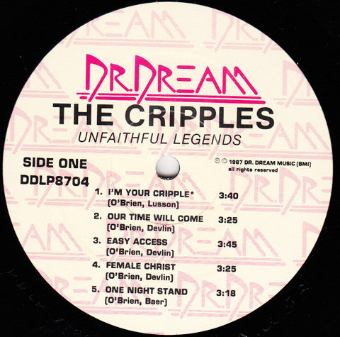 The Cripples : Unfaithful Legends (LP, Album)