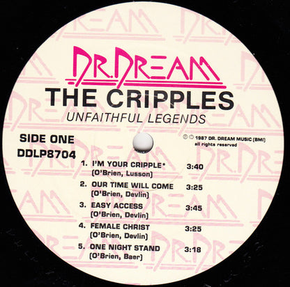 The Cripples : Unfaithful Legends (LP, Album)