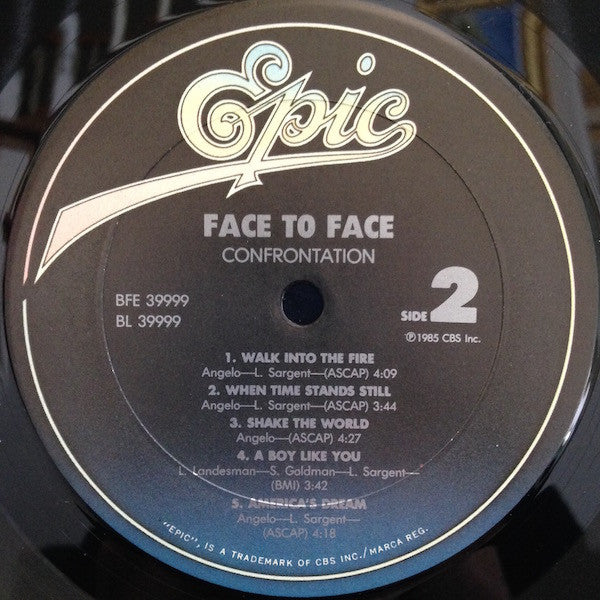 Face To Face (3) : Confrontation (LP, Album)