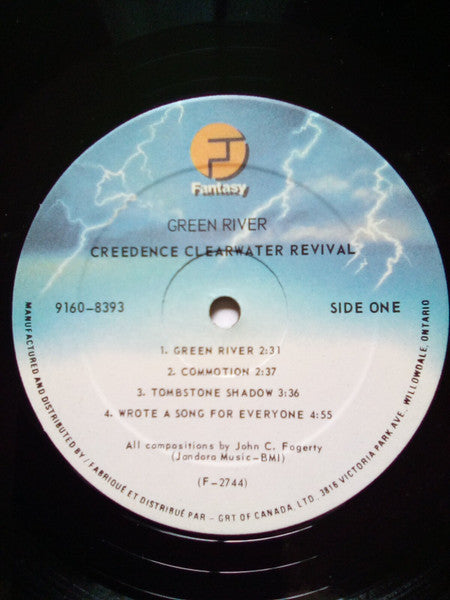 Creedence Clearwater Revival : Green River (LP, Album, RE)