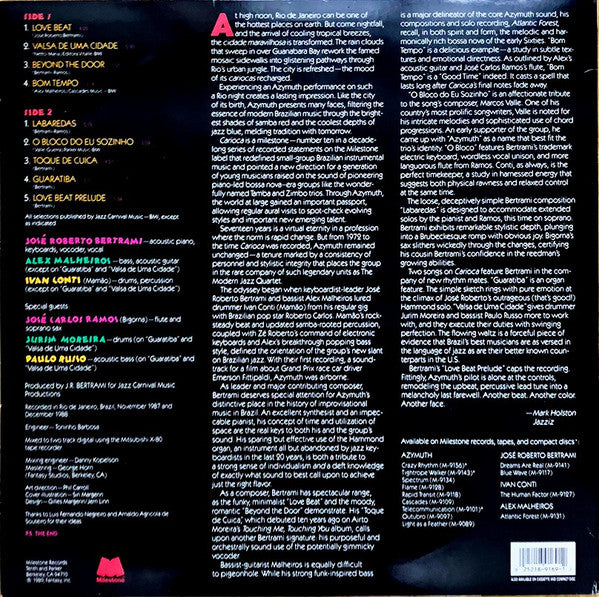 Azymuth : Carioca (LP, Album)