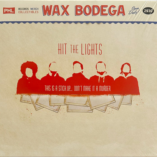 Hit The Lights : This Is A Stick Up... Don't Make It A Murder (LP, Album, RE, Red)