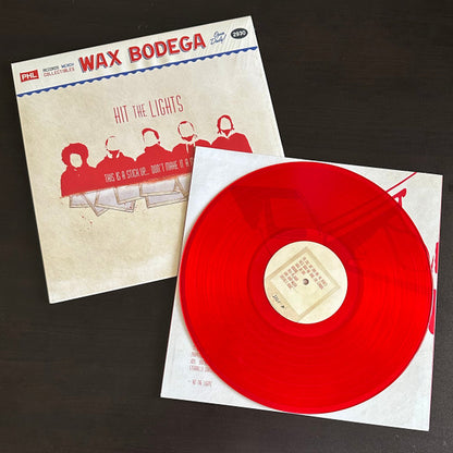 Hit The Lights : This Is A Stick Up... Don't Make It A Murder (LP, Album, RE, Red)