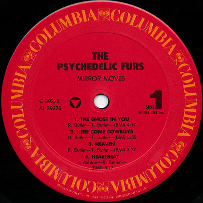 The Psychedelic Furs : Mirror Moves (LP, Album, RE, RP, Car)