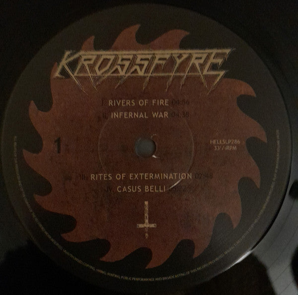 Krossfyre (2) : Rites Of Extermination (LP, Album, Bro)