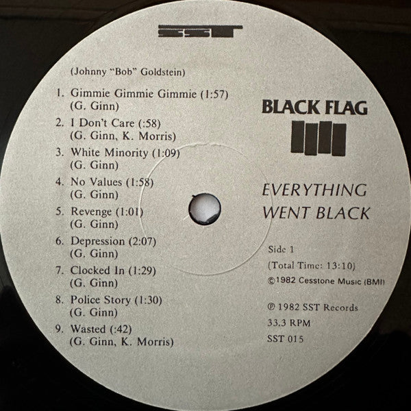 Black Flag : Everything Went Black (2xLP, Comp, RE)