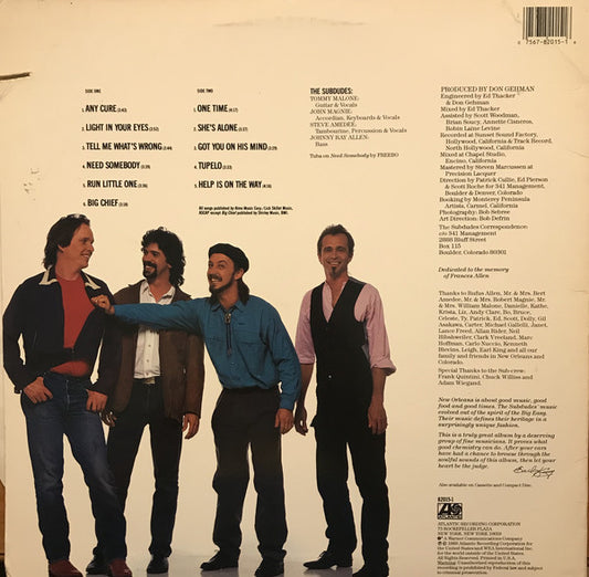 The Subdudes : The Subdudes (LP, Spe)