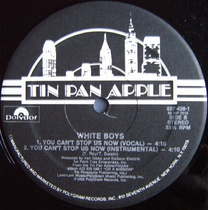 White Boys : Pump Me Up (12", Single)