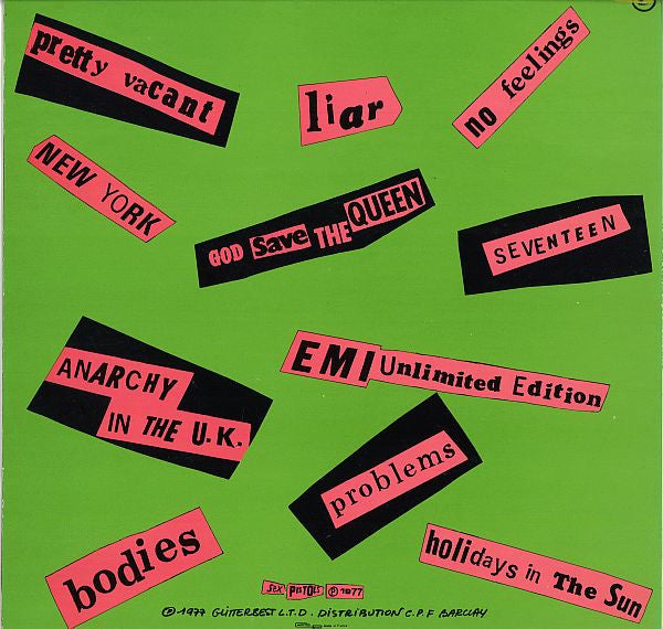 Sex Pistols : Never Mind The Bollocks Here's The Sex Pistols (LP, Album, RE)